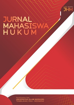 					View Vol. 2 No. 2 (2025): Jurnal Mahasiswa Hukum
				
